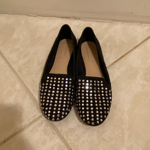 Zara Studded Flats Size 37 - Picture 1 of 6